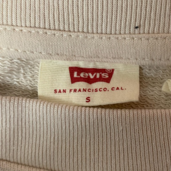 LEVI'S super oversize cream sweatshirt, drop shoulder, colorful, S - Picture 4 of 4